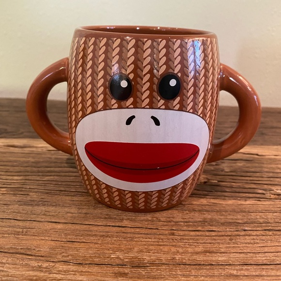Sock Monkey Coffee Cup Mug
Double Handle - Picture 7 of 7